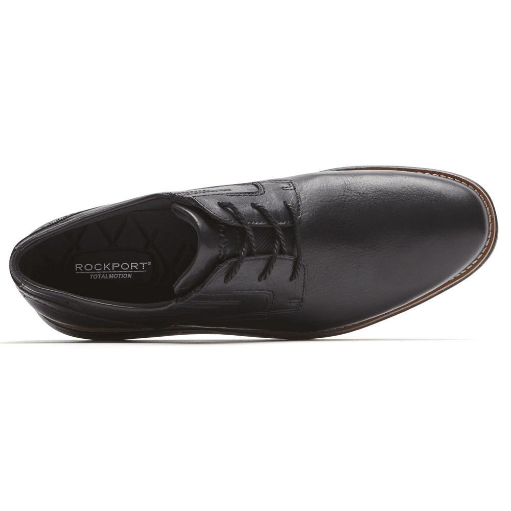 Sapatos Sociais Rockport Homem Pretas - Total Motion Sport Plain Toe - 38716YMJN